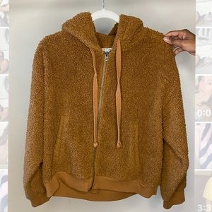Zip Up Brown “Teddy” Jacket
